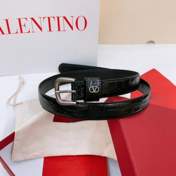 replica,repliche,fake,1:1,earrings,bracelet,ring,jewelry VALENTINO Nuova cintura da donna con fibbia ad ardiglione, strato superiore in pelle bovina bifacciale (JIHJI)
