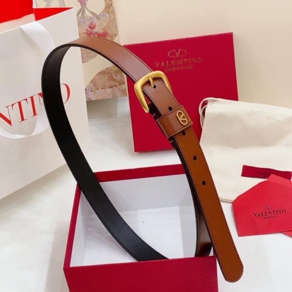 replica,repliche,fake,1:1,earrings,bracelet,ring,jewelry VALENTINO Nuova cintura da donna con fibbia ad ardiglione, strato superiore in pelle bifacciale (Z2LIJ)