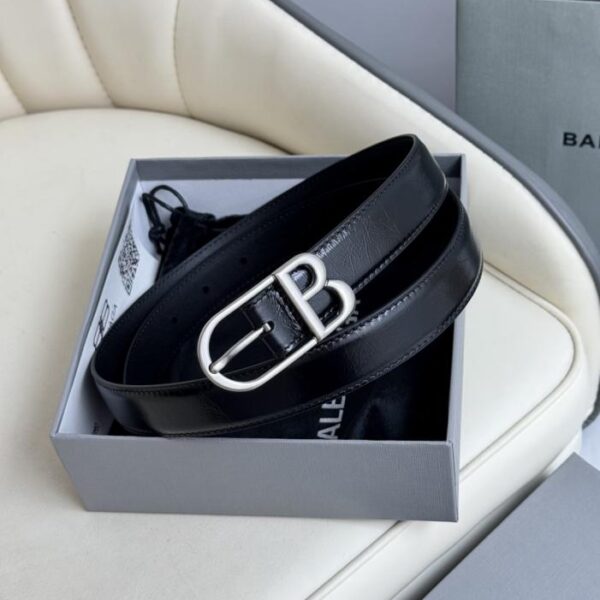 Balenciaga in pelle di vitello importata da 2,5 cm di larghezza con hardware vintage in rame puro (4EZ4L)
