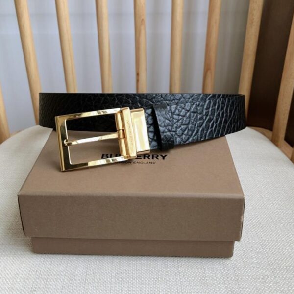replica,repliche,fake,1:1,earrings,bracelet,ring,jewelry Nuova borsa Burberry in vitello con sincronizzazione al bancone e fibbia a forma di B placcata in palladio, larghezza 3,5 cm (V8OPW)