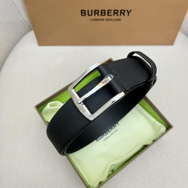 replica,repliche,fake,1:1,earrings,bracelet,ring,jewelry Cintura da uomo BURBERRY in pelle pieno fiore con fibbia in metallo abbinata, per uso esterno, bifacciale, 3,5 cm (E6T3U)