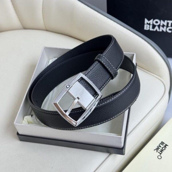 replica,repliche,fake,1:1,earrings,bracelet,ring,jewelry Montblanc largo 3,5 cm, realizzato in pelle bovina pieno fiore, con fibbia ad ardiglione di alta qualità e taglio libero per un abbigliamento casual da lavoro (2QHGG).