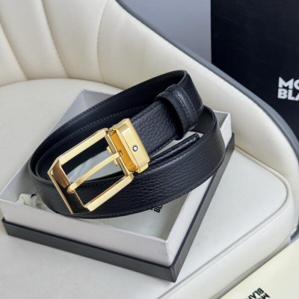 replica,repliche,fake,1:1,earrings,bracelet,ring,jewelry Montblanc largo 3,5 cm, realizzato in pelle bovina pieno fiore, con fibbia ad ardiglione di alta qualità e vestibilità business casual a taglio libero (R74UK)