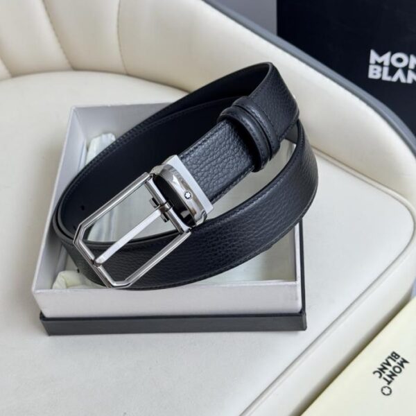 replica,repliche,fake,1:1,earrings,bracelet,ring,jewelry Montblanc largo 3,5 cm, realizzato in pelle bovina pieno fiore, con fibbia ad ardiglione di alta qualità, taglio libero per abbigliamento casual da lavoro (13IHU)