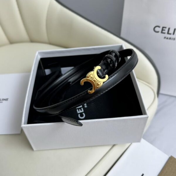 replica,repliche,fake,1:1,earrings,bracelet,ring,jewelry CELINE Original da donna, larghezza 1,3 cm, fibbia in ottone con motivo Arco di Trionfo (LXPZ2)