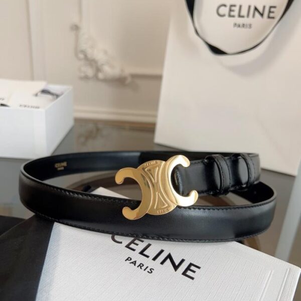 replica,repliche,fake,1:1,earrings,bracelet,ring,jewelry Cintura da donna CELINE, larghezza 2,4 cm, cucita a mano (TCP2E)