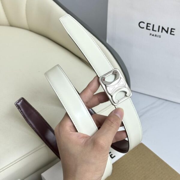 replica,repliche,fake,1:1,earrings,bracelet,ring,jewelry Celine modello originale da donna, nuovo, larghezza 2,5 cm, fibbia in ottone con Arco di Trionfo, strato superiore in pelle di vitello (LHNYM)