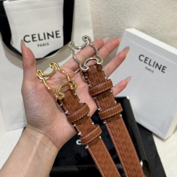 replica,repliche,fake,1:1,earrings,bracelet,ring,jewelry Cintura da donna Celine 2,5 cm TBMO0)