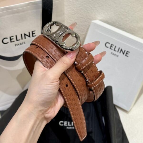 replica,repliche,fake,1:1,earrings,bracelet,ring,jewelry Cintura da donna Celine 2,5 cm (5GPRI)