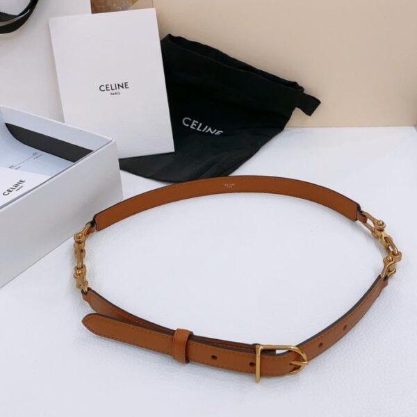 replica,repliche,fake,1:1,earrings,bracelet,ring,jewelry Cintura in pelle con morsetto CRÉCY (19UNN)