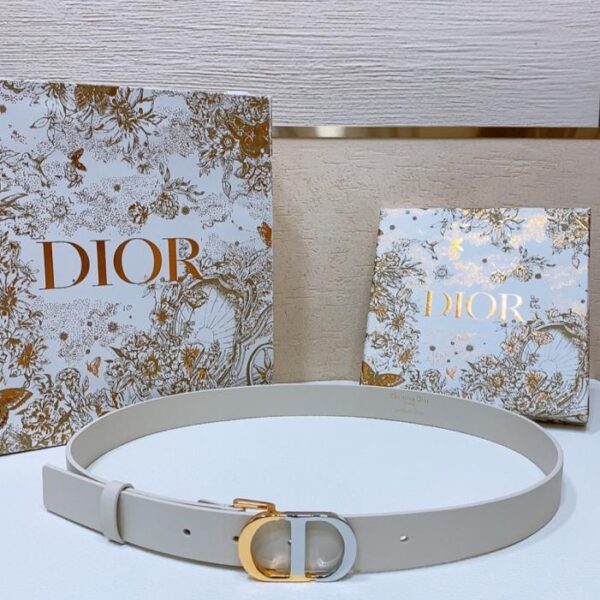 replica,repliche,fake,1:1,earrings,bracelet,ring,jewelry Cintura Dior Montaigne CD in pelle di vitello 2,5 cm (SPDP9)