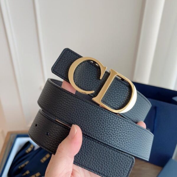 replica,repliche,fake,1:1,earrings,bracelet,ring,jewelry DIOR originale francese in pelle nera caffè, interamente in pelle 3,5 cm (FY93O)