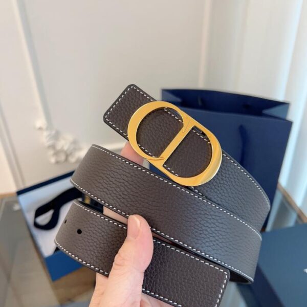 replica,repliche,fake,1:1,earrings,bracelet,ring,jewelry DIOR originale francese in pelle caffè nero pelle intera 3,5 cm (T9JEX)