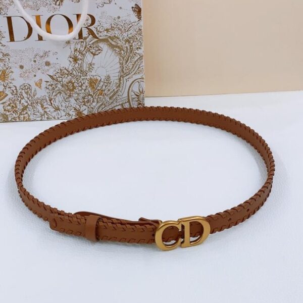 replica,repliche,fake,1:1,earrings,bracelet,ring,jewelry Cintura Dior Saddle Belt Montaigne Star CD in pelle liscia nera da 20 mm (K1OJ6)