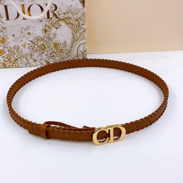 replica,repliche,fake,1:1,earrings,bracelet,ring,jewelry Cintura Dior Saddle Belt Montaigne Star CD in pelle liscia nera da 20 mm (MUR2R)