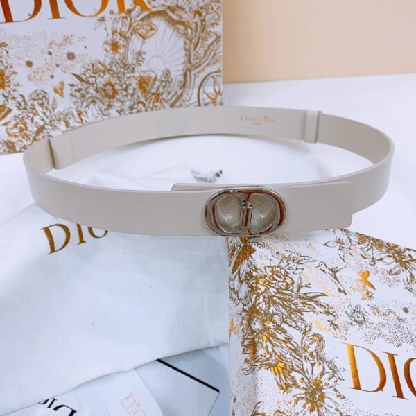 replica,repliche,fake,1:1,earrings,bracelet,ring,jewelry Cintura Dior Montaigne CD in pelle di vitello 2,5 cm (7UKVD)