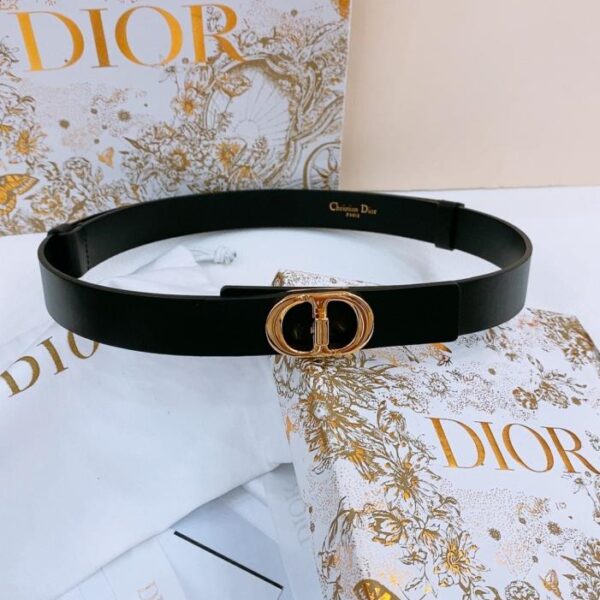 replica,repliche,fake,1:1,earrings,bracelet,ring,jewelry Cintura Dior Montaigne CD in pelle di vitello 2,5 cm (OC8DB)