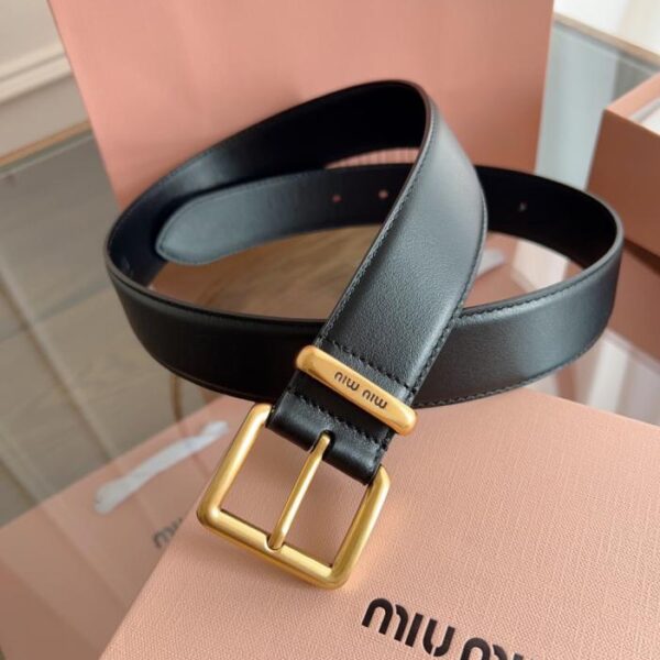 replica,repliche,fake,1:1,earrings,bracelet,ring,jewelry MiuMiu larghezza 3,5 cm n. 5CC536 pelle di vitello bifacciale (G7B9H)