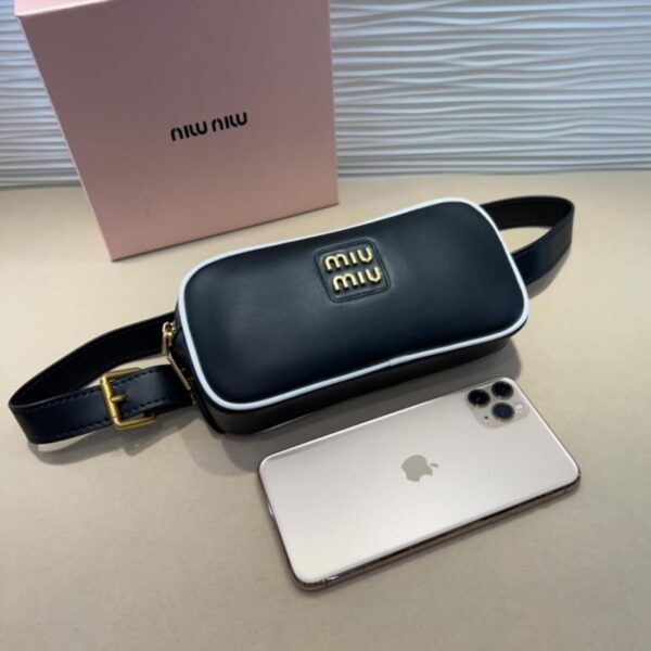 replica,repliche,fake,1:1,earrings,bracelet,ring,jewelry Cintura in pelle MiuMiu (L72J7)