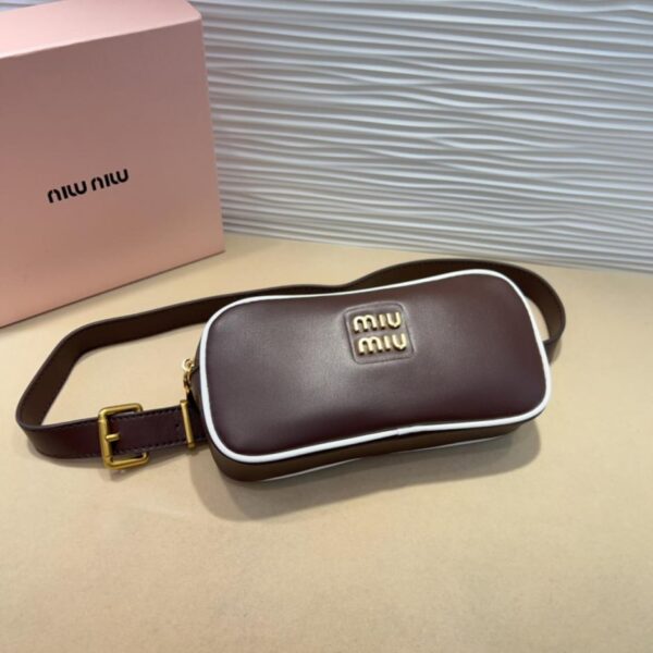 replica,repliche,fake,1:1,earrings,bracelet,ring,jewelry Cintura in pelle MiuMiu (875L2)