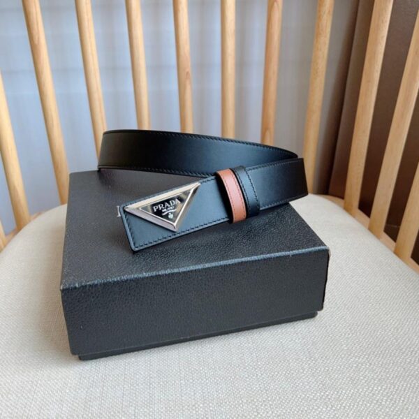 replica,repliche,fake,1:1,earrings,bracelet,ring,jewelry Cintura in pelle lucida PRADA ultimo modello (GO598)