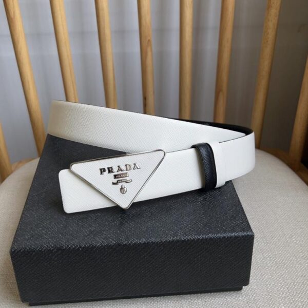 replica,repliche,fake,1:1,earrings,bracelet,ring,jewelry Cintura con fibbia PRADA ultimo modello 3,5 cm (7WSK9)