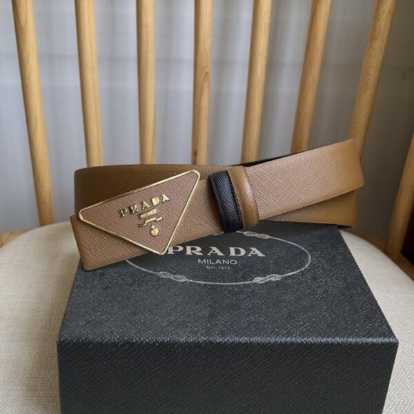 replica,repliche,fake,1:1,earrings,bracelet,ring,jewelry Cintura con fibbia PRADA ultimo modello 3,5 cm (9OI2L)