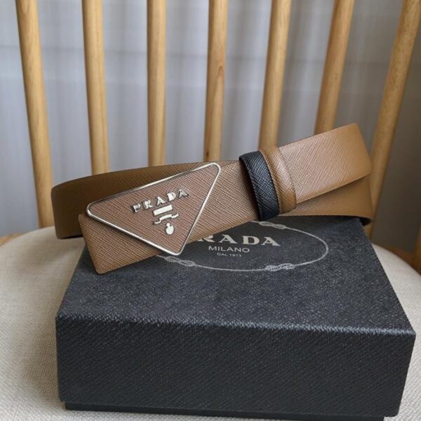 replica,repliche,fake,1:1,earrings,bracelet,ring,jewelry Cintura con fibbia PRADA ultimo modello 3,5 cm (H87RW)