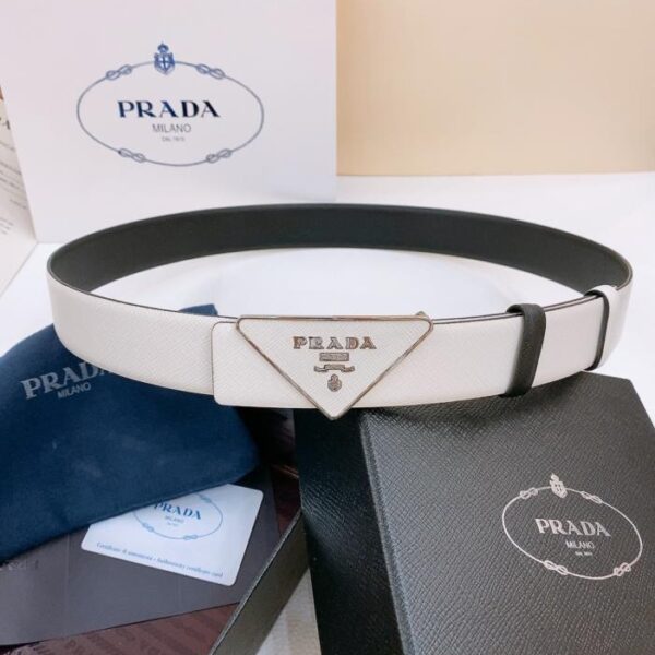 replica,repliche,fake,1:1,earrings,bracelet,ring,jewelry Cintura con fibbia PRADA ultimo modello 3,5 cm (ERPPT)
