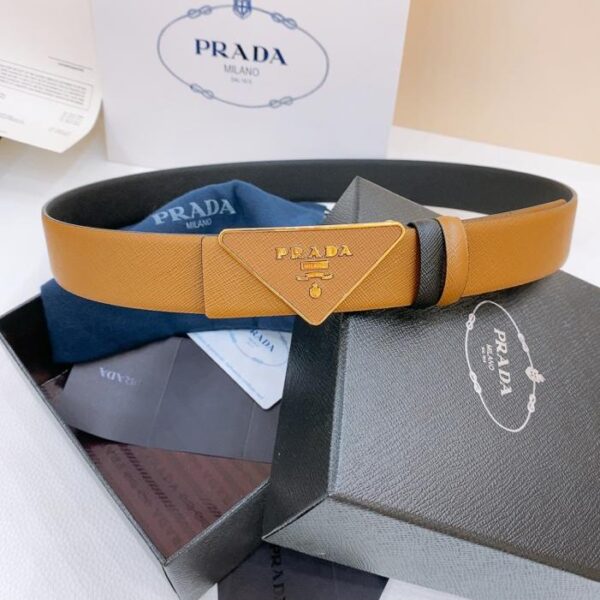replica,repliche,fake,1:1,earrings,bracelet,ring,jewelry Cintura con fibbia PRADA ultimo modello 3,5 cm (I54XZ)