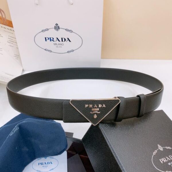replica,repliche,fake,1:1,earrings,bracelet,ring,jewelry Cintura con fibbia PRADA ultimo modello 3,5 cm (NPTQI)