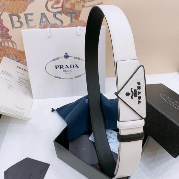 replica,repliche,fake,1:1,earrings,bracelet,ring,jewelry Cintura con fibbia PRADA ultimo modello 3,5 cm (SQLWI)