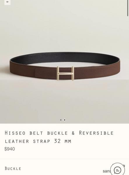 replica,repliche,fake,1:1,earrings,bracelet,ring,jewelry Cintura da uomo Hermès Hisseo Belt-Togo-32MM(MXQDU)