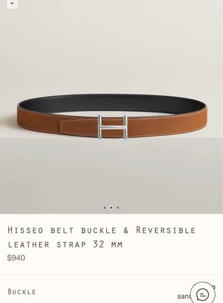 replica,repliche,fake,1:1,earrings,bracelet,ring,jewelry Cintura da uomo Hermès Hisseo Belt-Togo-32MM(X01PK)