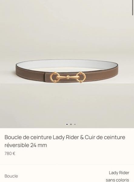 replica,repliche,fake,1:1,earrings,bracelet,ring,jewelry Nuova cintura da donna Hermes in pelle Epsom importata, larghezza 24 mm, con dettagli in metallo della boutique Lady Rider (RSGXO)