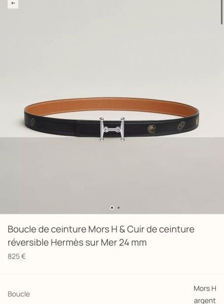 replica,repliche,fake,1:1,earrings,bracelet,ring,jewelry Cintura da donna Hermes, nuova MORS H, finiture di alta qualità, pelle Epsom importata, larghezza 24 mm (DJ1FL)