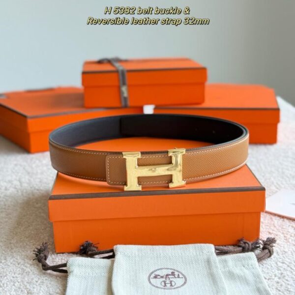 replica,repliche,fake,1:1,earrings,bracelet,ring,jewelry Cintura da uomo Hermes in pelle Epsom importata da 32 mm (IARKV)