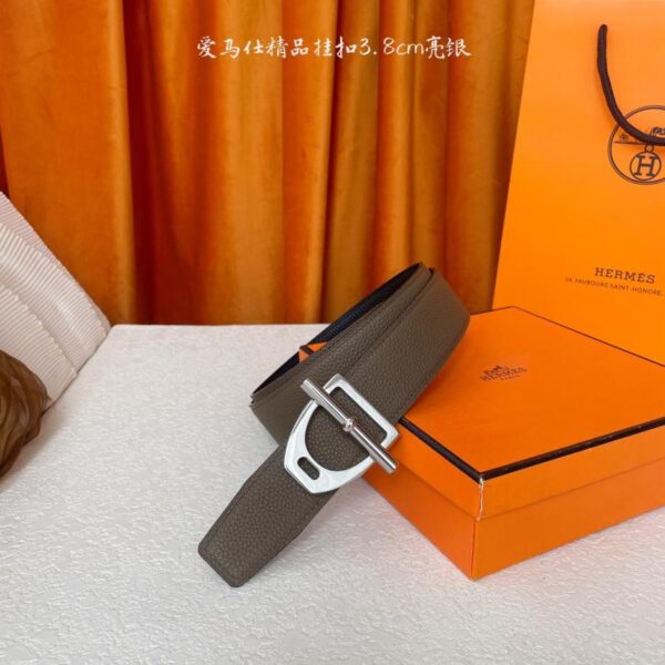 replica,repliche,fake,1:1,earrings,bracelet,ring,jewelry Cintura originale Hermes, larghezza 3,8 cm, importata, bifacciale (9C41N)