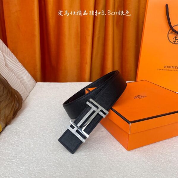 replica,repliche,fake,1:1,earrings,bracelet,ring,jewelry Cintura originale Hermes, larghezza 3,8 cm, importata, bifacciale (I7QZR)