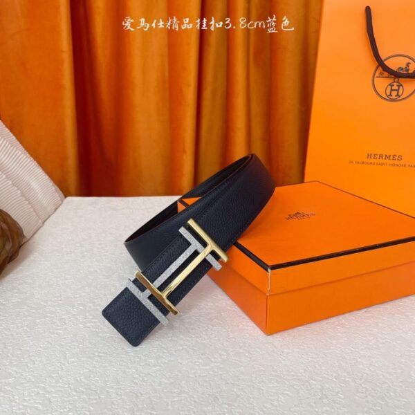replica,repliche,fake,1:1,earrings,bracelet,ring,jewelry Cintura originale Hermes, larghezza 3,8 cm, importata, bifacciale (IAY4G)