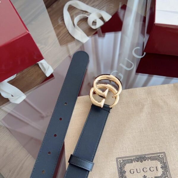replica,repliche,fake,1:1,earrings,bracelet,ring,jewelry GUCCI Superficie superiore in pelle di vitello, larghezza 3,0 cm (BHXCB)