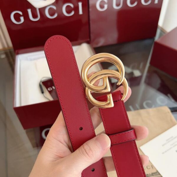replica,repliche,fake,1:1,earrings,bracelet,ring,jewelry GUCCI Superficie superiore in pelle di vitello larghezza 3,0 cm (K223N)