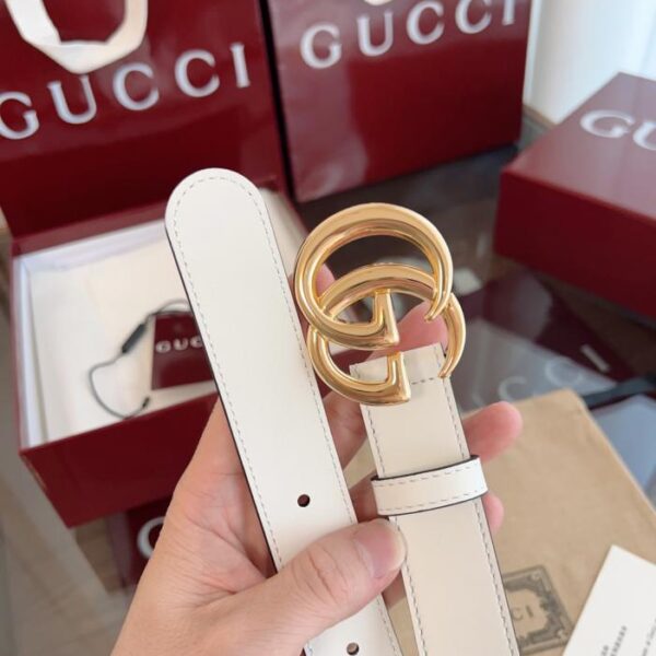 replica,repliche,fake,1:1,earrings,bracelet,ring,jewelry GUCCI Superficie superiore in pelle di vitello larghezza 3,0 cm (V2C62)