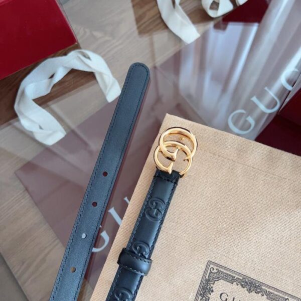 replica,repliche,fake,1:1,earrings,bracelet,ring,jewelry GUCCI Superficie superiore in pelle di vitello, larghezza 3,0 cm (HXIIG)