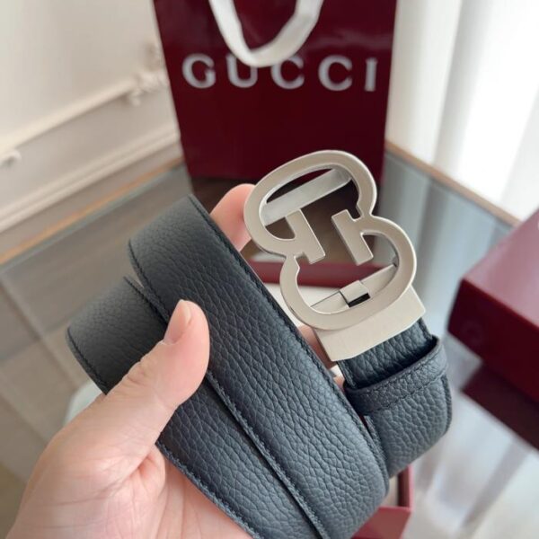 replica,repliche,fake,1:1,earrings,bracelet,ring,jewelry Cintura Gucci con fibbia automatica liscia, larghezza 35 mm (TODCP)