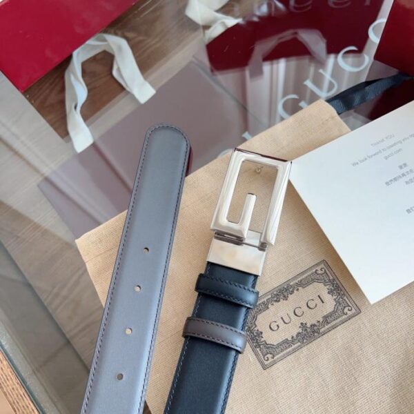 replica,repliche,fake,1:1,earrings,bracelet,ring,jewelry GUCCI Pelle di vitello importata dall’Italia, larghezza 3,5 cm (SR977)