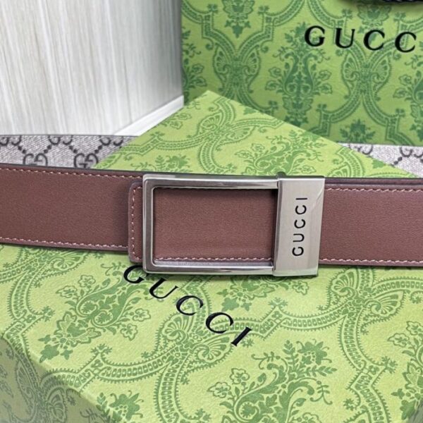 replica,repliche,fake,1:1,earrings,bracelet,ring,jewelry Gucci presenta una varietà di cinture da uomo con fibbia rettangolare bifacciale (ICPIL)
