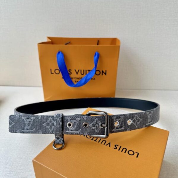 replica,repliche,fake,1:1,earrings,bracelet,ring,jewelry Cintura LV D-Ring 3.0 Larghezza Monogram Denim (8HA00)