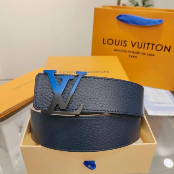 replica,repliche,fake,1:1,earrings,bracelet,ring,jewelry Cintura da uomo LOUIS VUITTON, larghezza 4,0 cm (QH1ZE)
