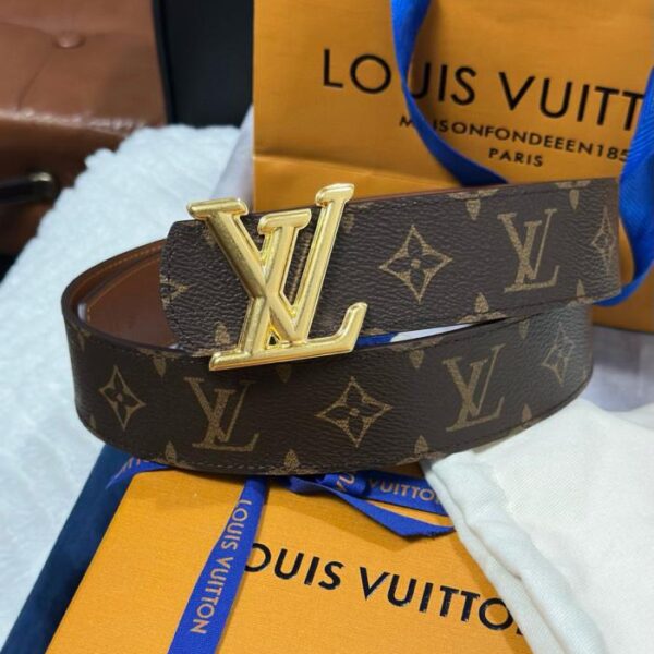 replica,repliche,fake,1:1,earrings,bracelet,ring,jewelry LV Louis Vuitton M8846 Monogramma Nero Larghezza 4,0 cm Nuova Fibbia Boutique LV (0IKF3)